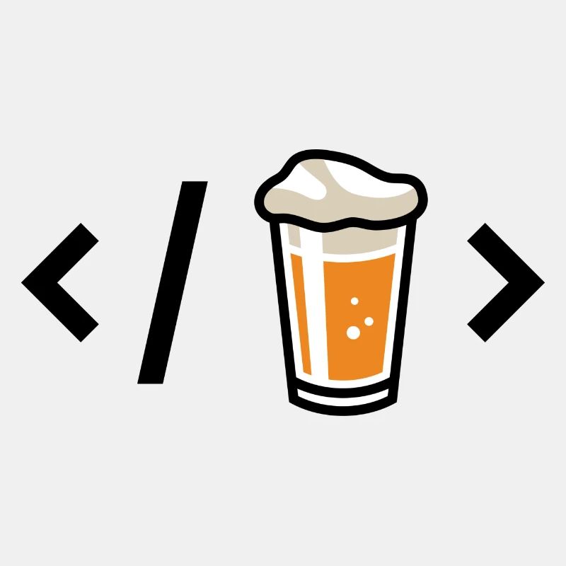 Bierglas-Ikone mit Schaum
