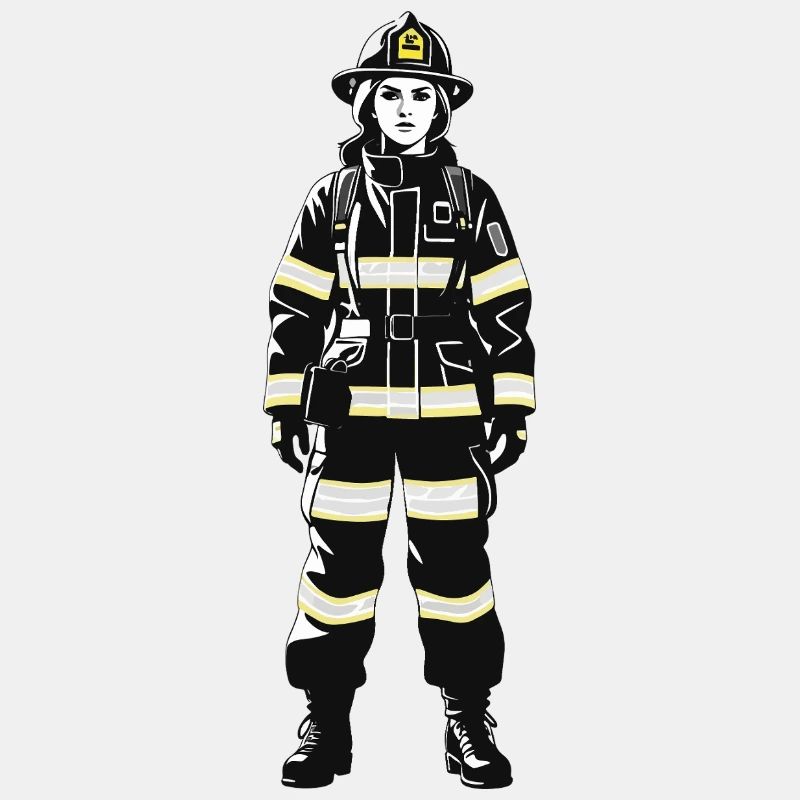 Firefighter - Profession Design Sticker