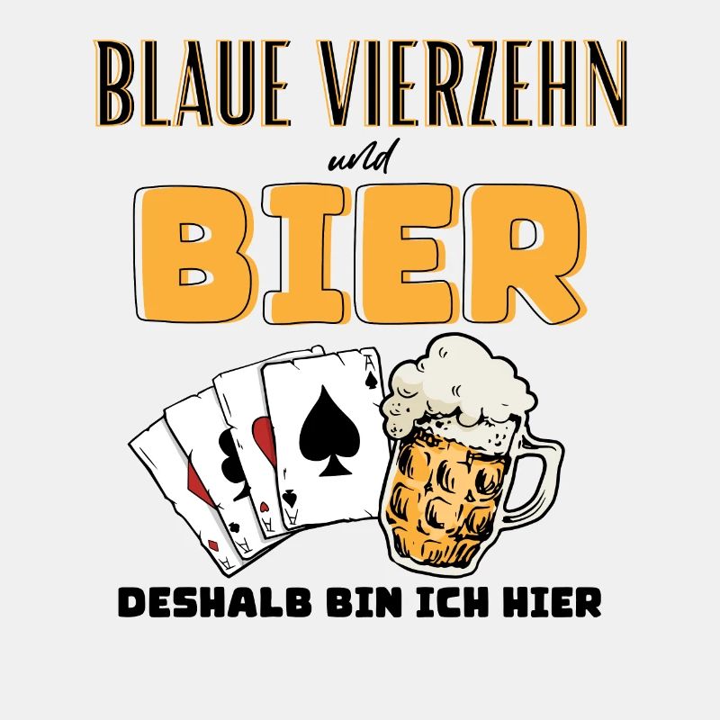 Blaue Vierzehn und Bier