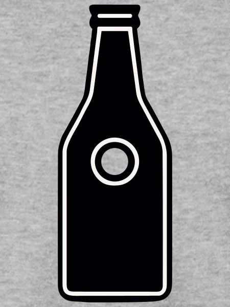 einfaches Piktogramm einer Flasche