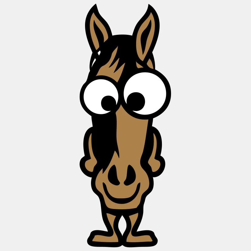 cheval animaux rigolo face