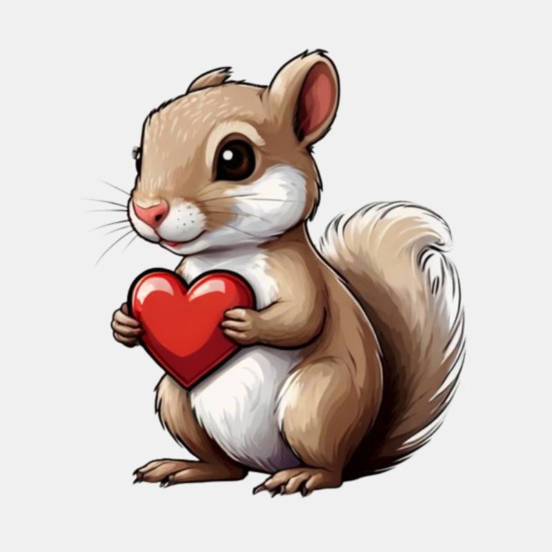 Süßes Eichhörnchen