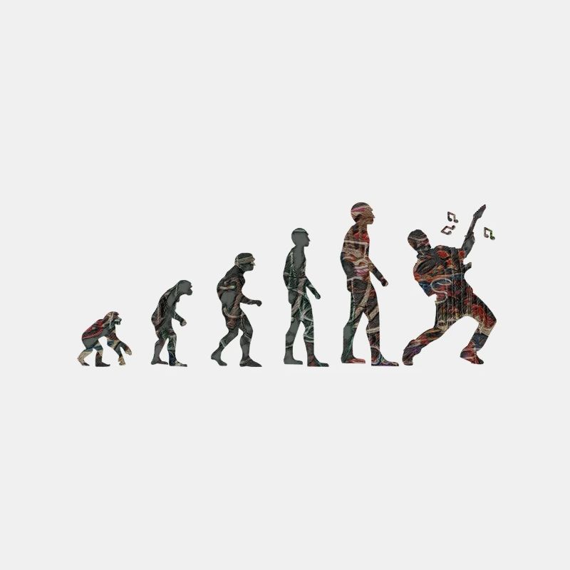 Evolution rock guitar
