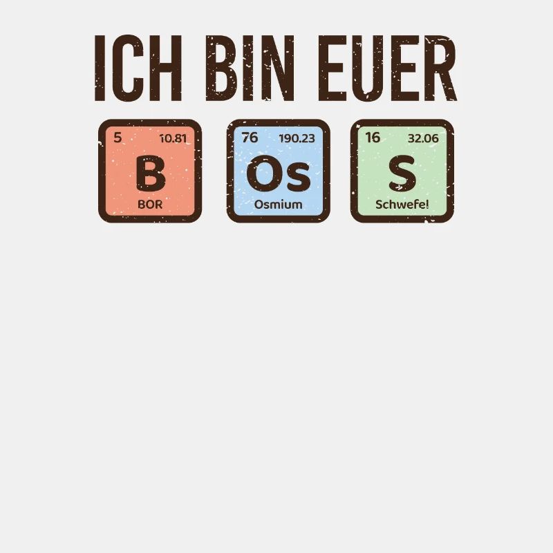 Chemiker Physik Boss PSE Team cooles Element
