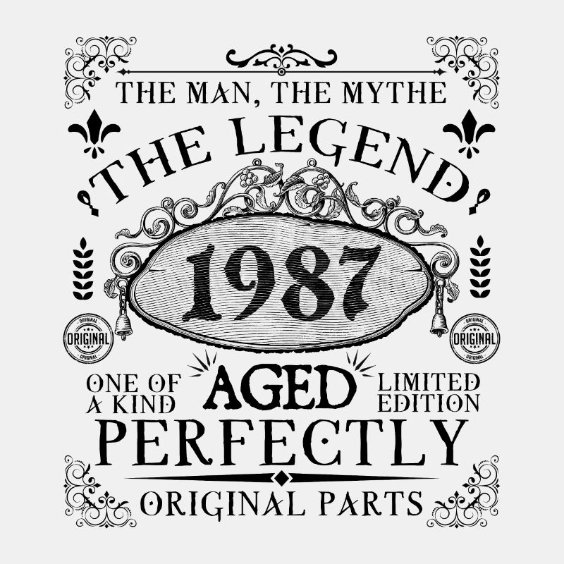 1987 | The Legend since 1987 birthday