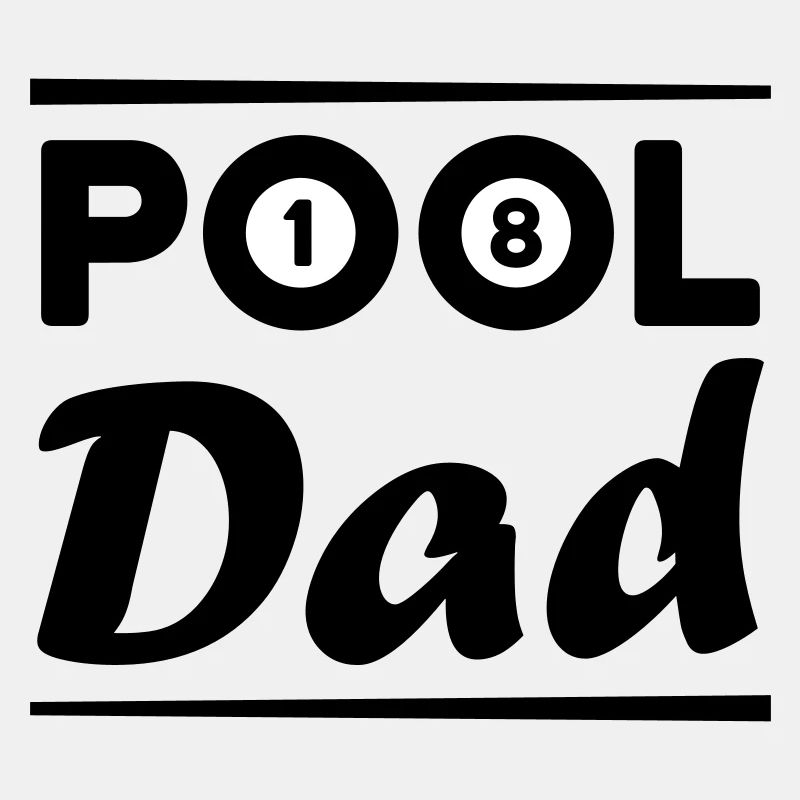 Pool dad (Billardkugeln 1 und 8, Billardqueues)
