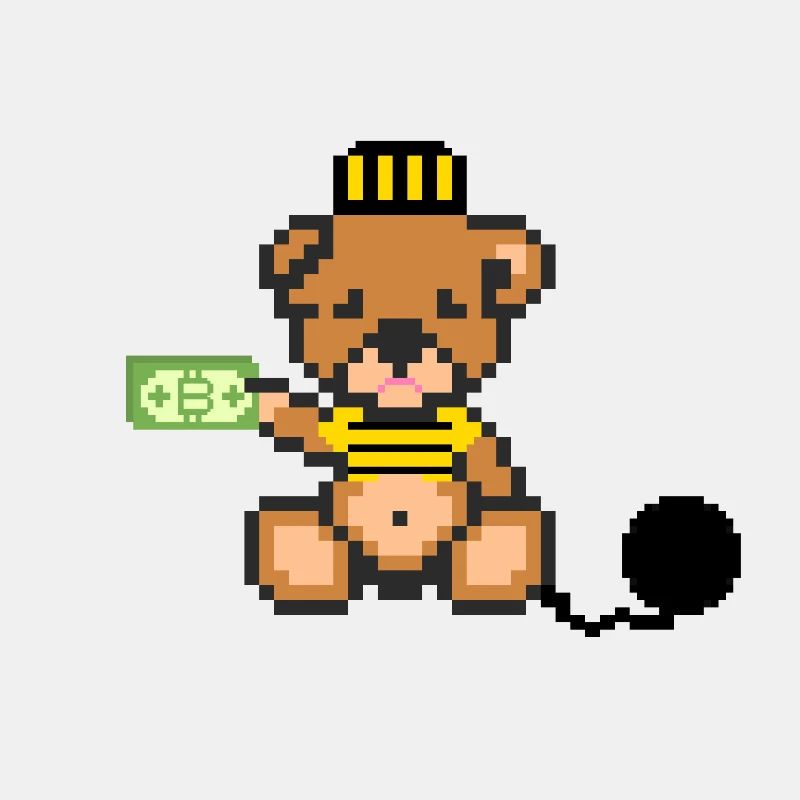Pixel MiniBär Gefangener