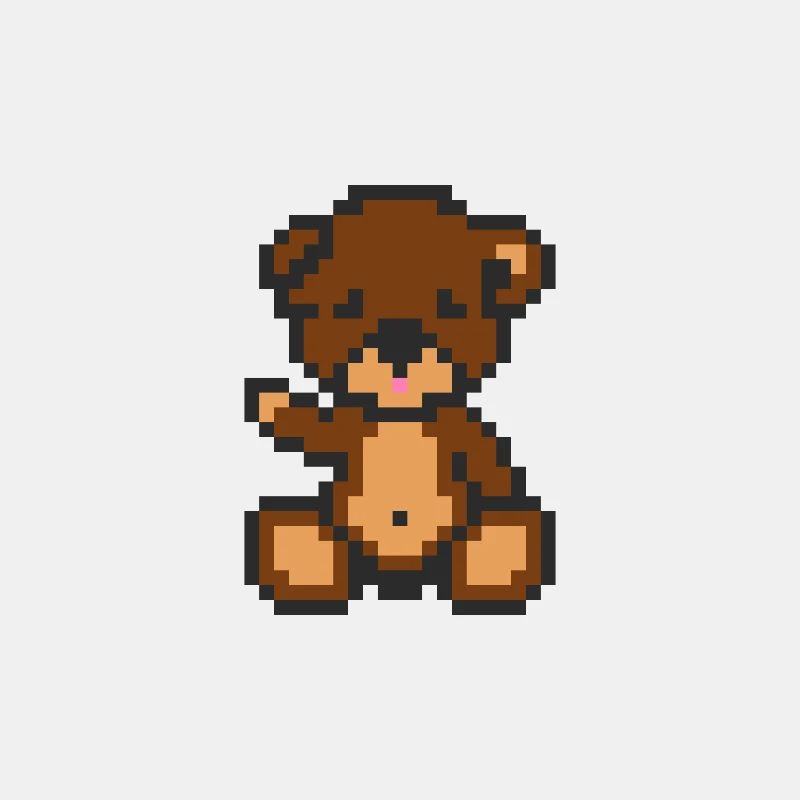 Pixel MiniBär Brownie