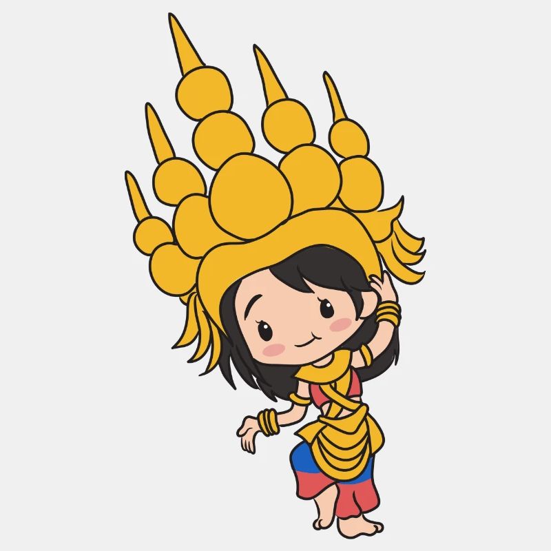 Cambodia Tradition Dance Khmer Apsara I Gift