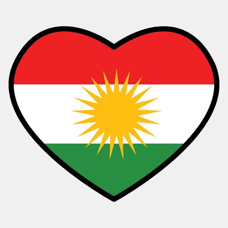 Drapeau du Kurdistan Bakur Bashur Rojava Rojhlt Newroz
