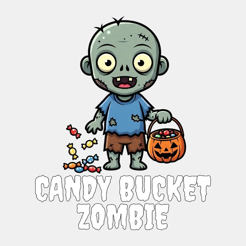 CANDY BUCKET ZOMBIE - ZOMBIE HALLOWEEN
