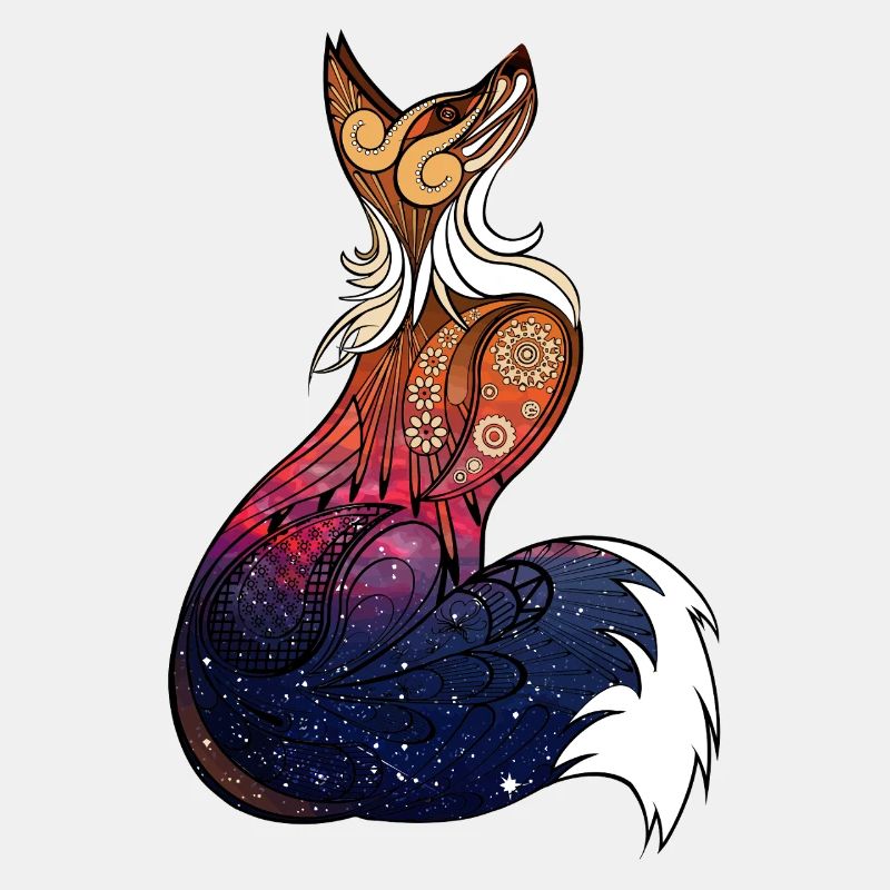 Kosmischer Mandala-Fuchs