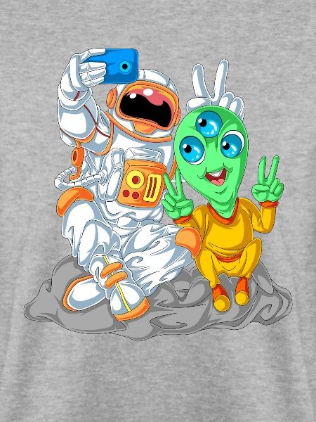 Astronaut Alien Selfie-Shirt