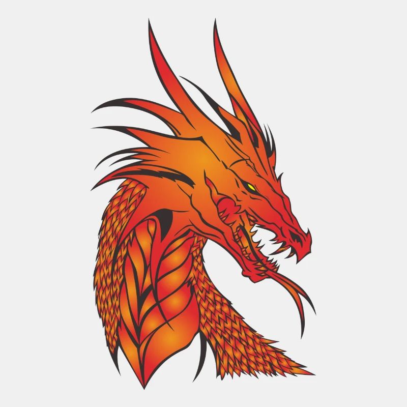 Wundervoller mythischer Drachen