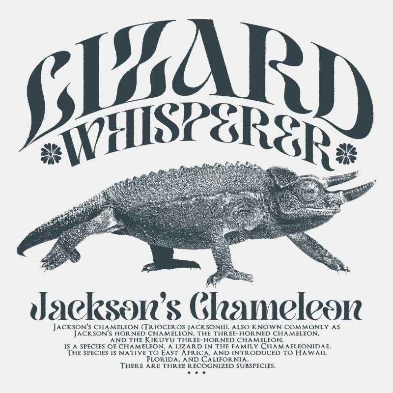 Jackson's Chamäleon Echsenflüsterer