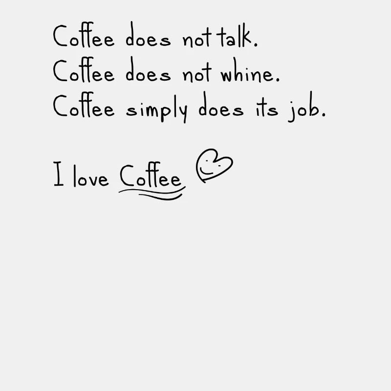 Ich liebe Kaffee