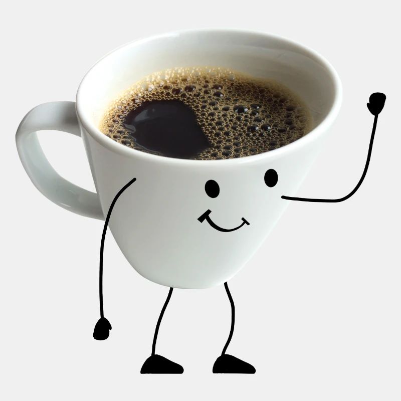 kaffee mit gesicht
