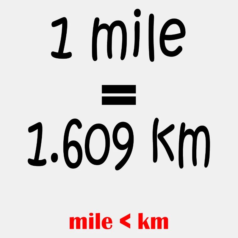 Was ist länger eine Meile oder ein Kilometer