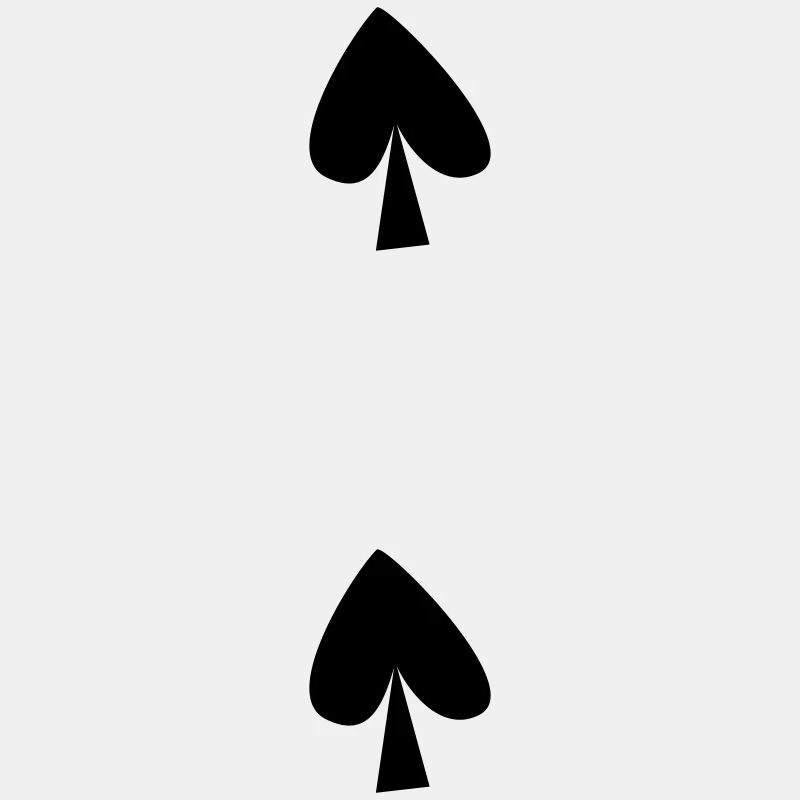 two of vector spades