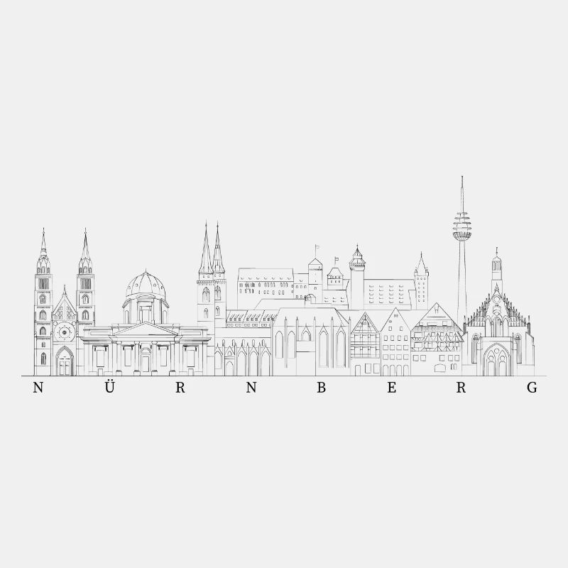 Nürnberg Skyline