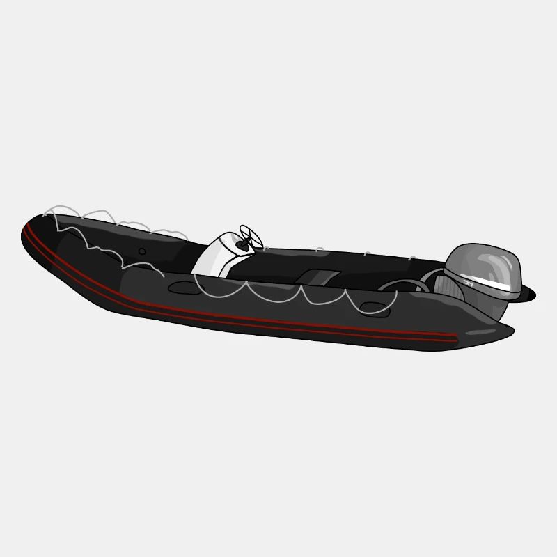 Motorboat inflatable