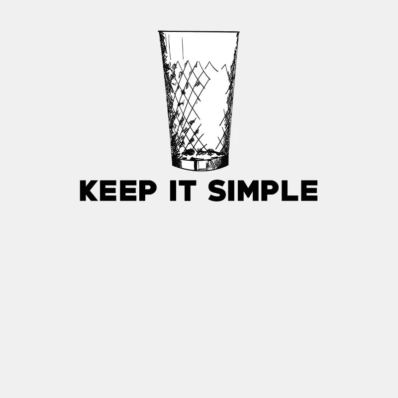 keep it simple Apfelweinglas Gerippte