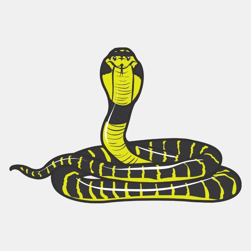 Cobra snake eyeglasses snake erect