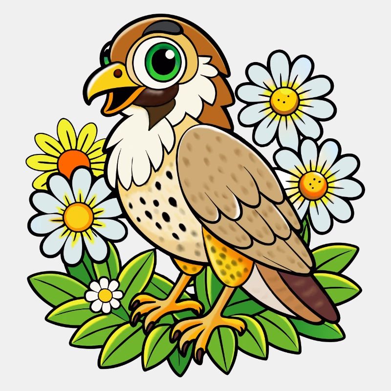 Ein sanfter Falke