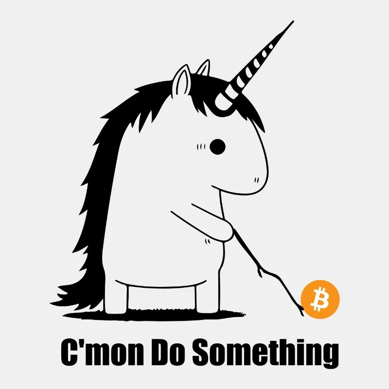 Einhorn Bitcoin Trading Meme Come on Do Something
