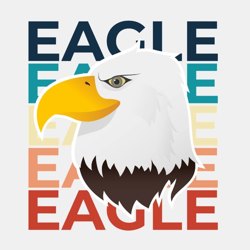 Conception d’une tête d’aigle – Pride & Freedom