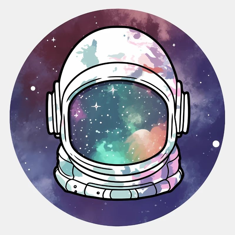 Galaxy Helmet Space Lover Astronaut