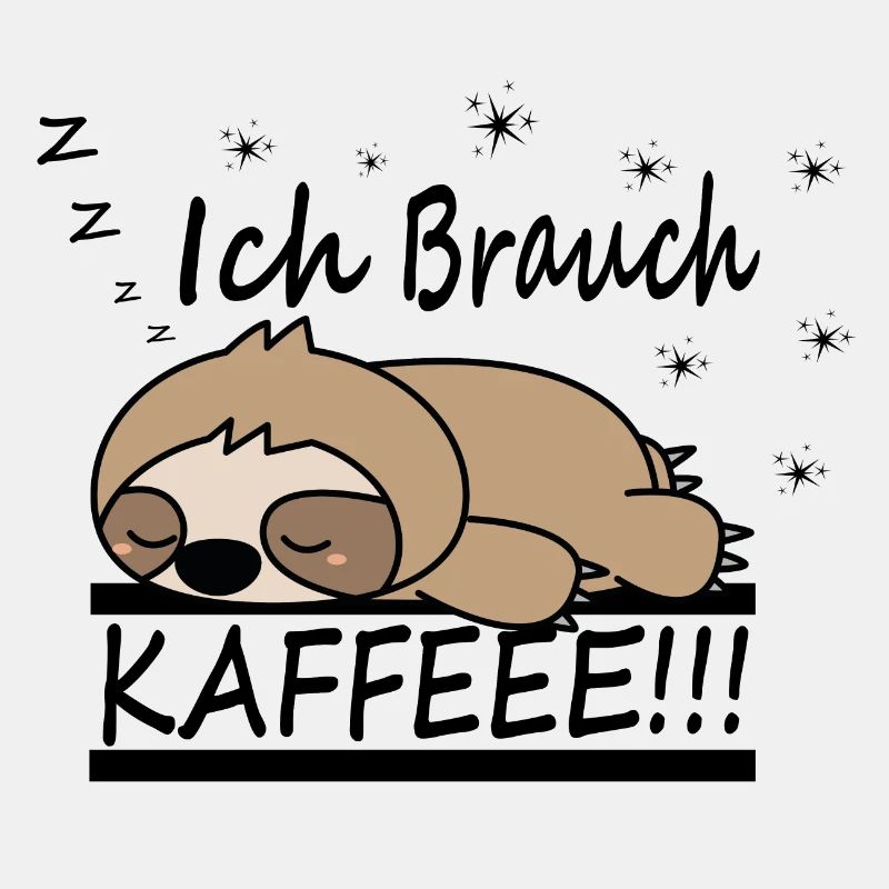 Faultier Kaffee Koffein