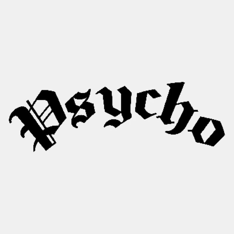 Cooles Psycho t-shirt