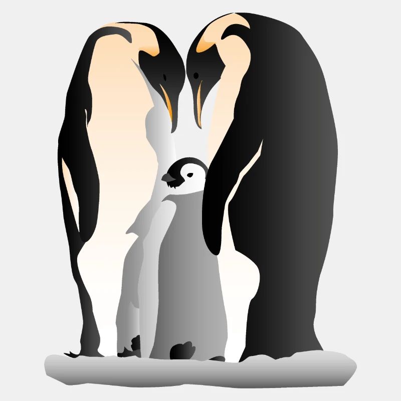 Familie der Kaiserpinguine