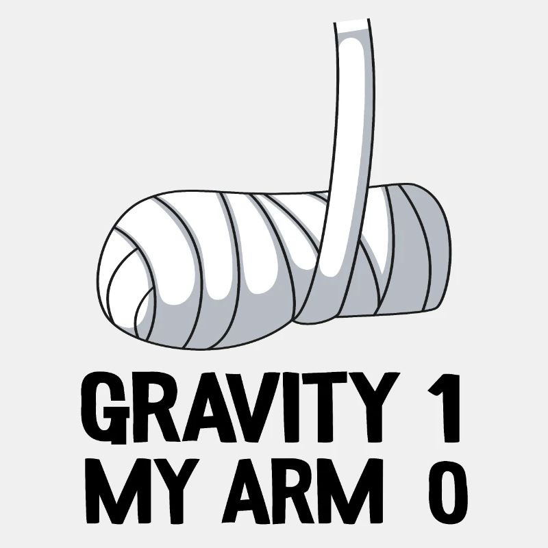 Broken Arm Get Well Soon Gift Gravity 1 Funny