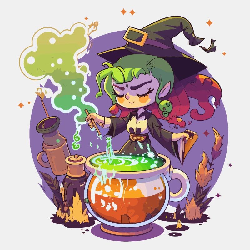 Concoction de chaudron