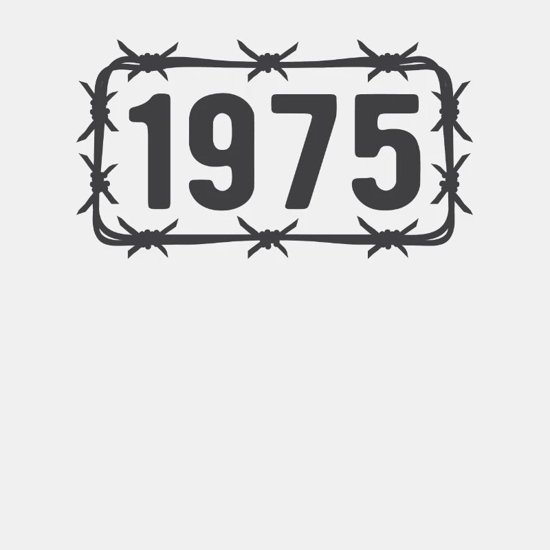 Geburtstag Vintage 1975 Stacheldraht