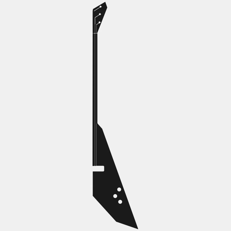 Halbe Metal Gitarre