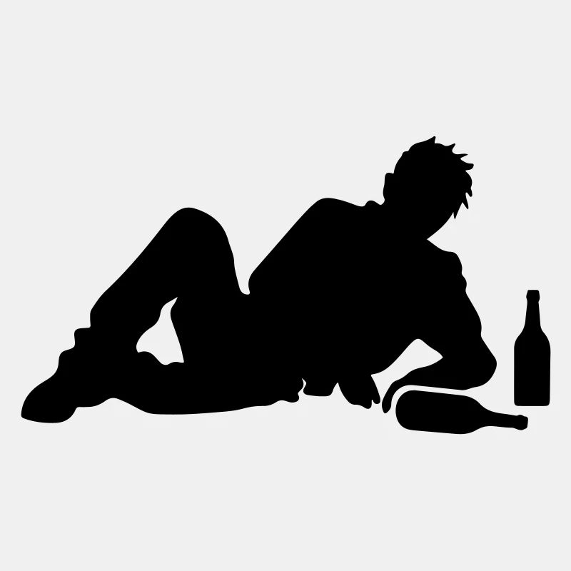 Betrunken Drunk Mann Saufen