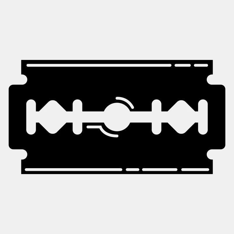 Rasierklinge Icon Symbol