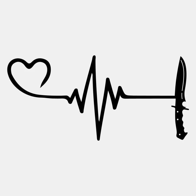 Messer Puls Herz Liebe