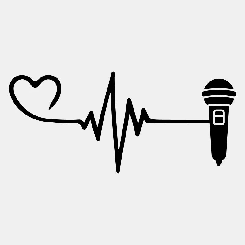 Mikrofon Puls Herz Liebe