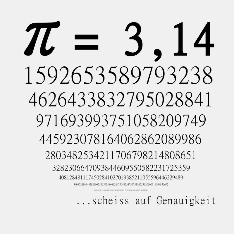 Funny mathematician saying : Pi