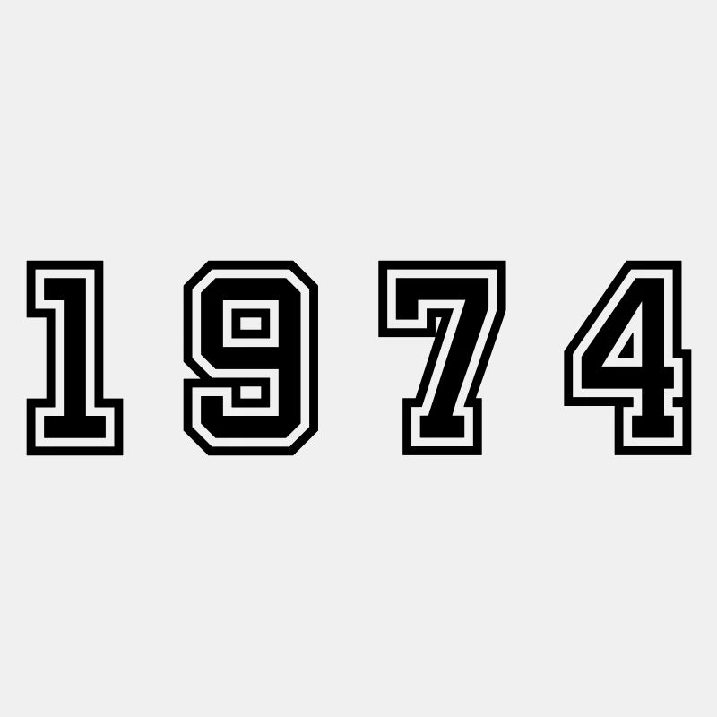 1974 Jahr Zahl