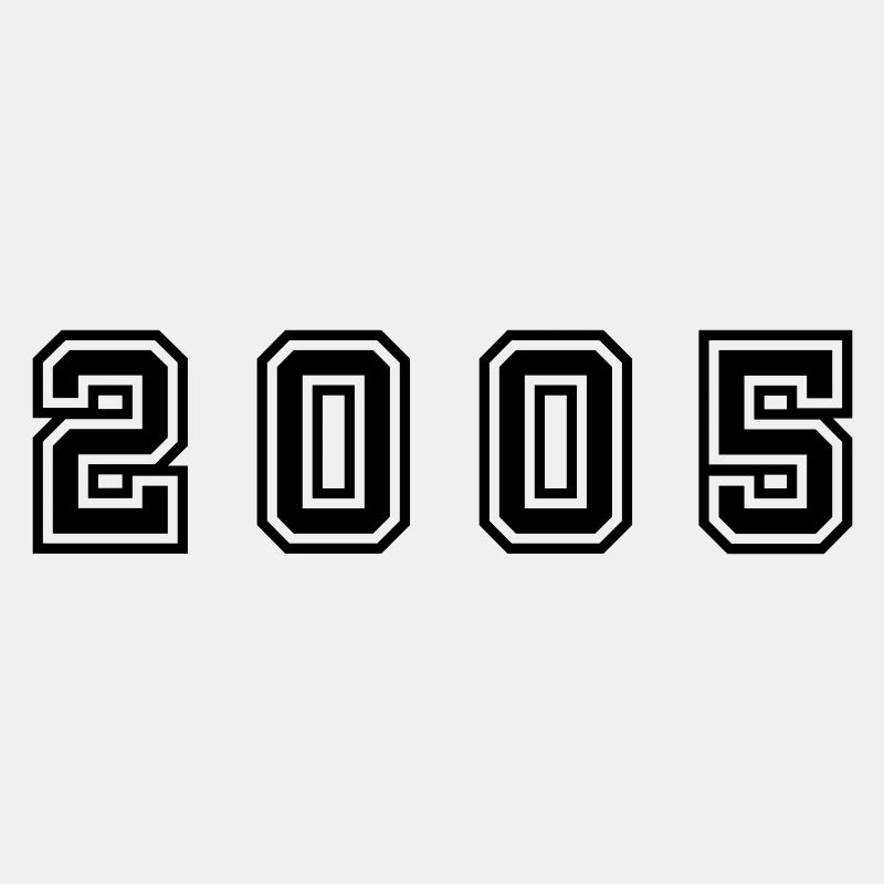 2005 Jahr Zahl