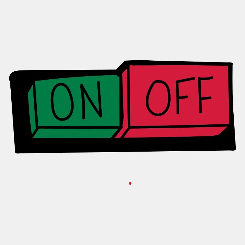 on und off button