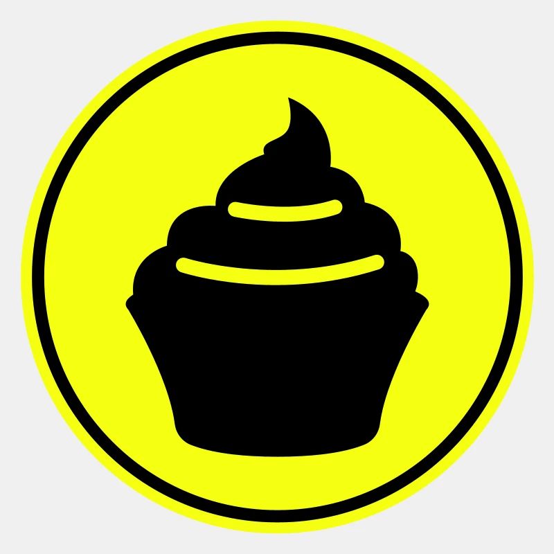 Icône Muffin Silhouette