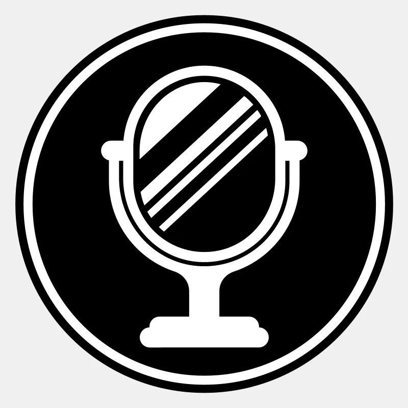 Mirror Icon Silhouette