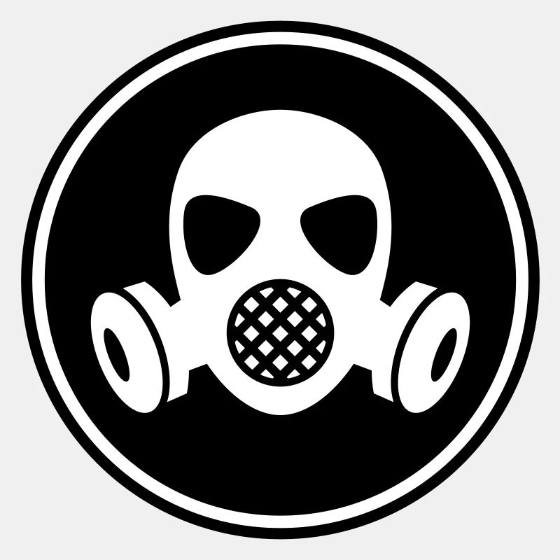Gasmaske Symbol