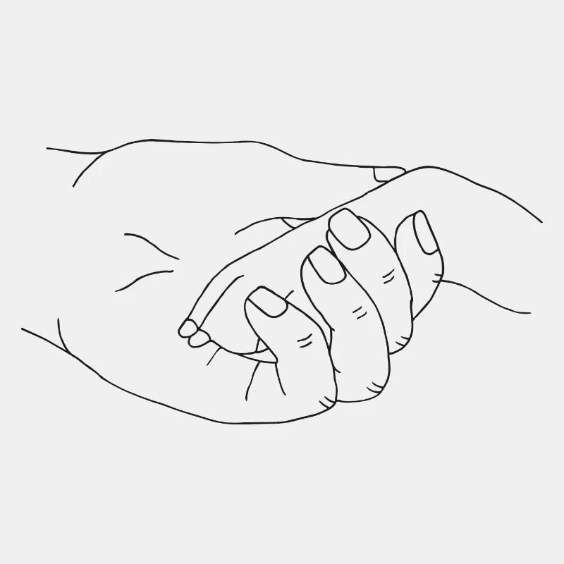 Hand mit Pfote